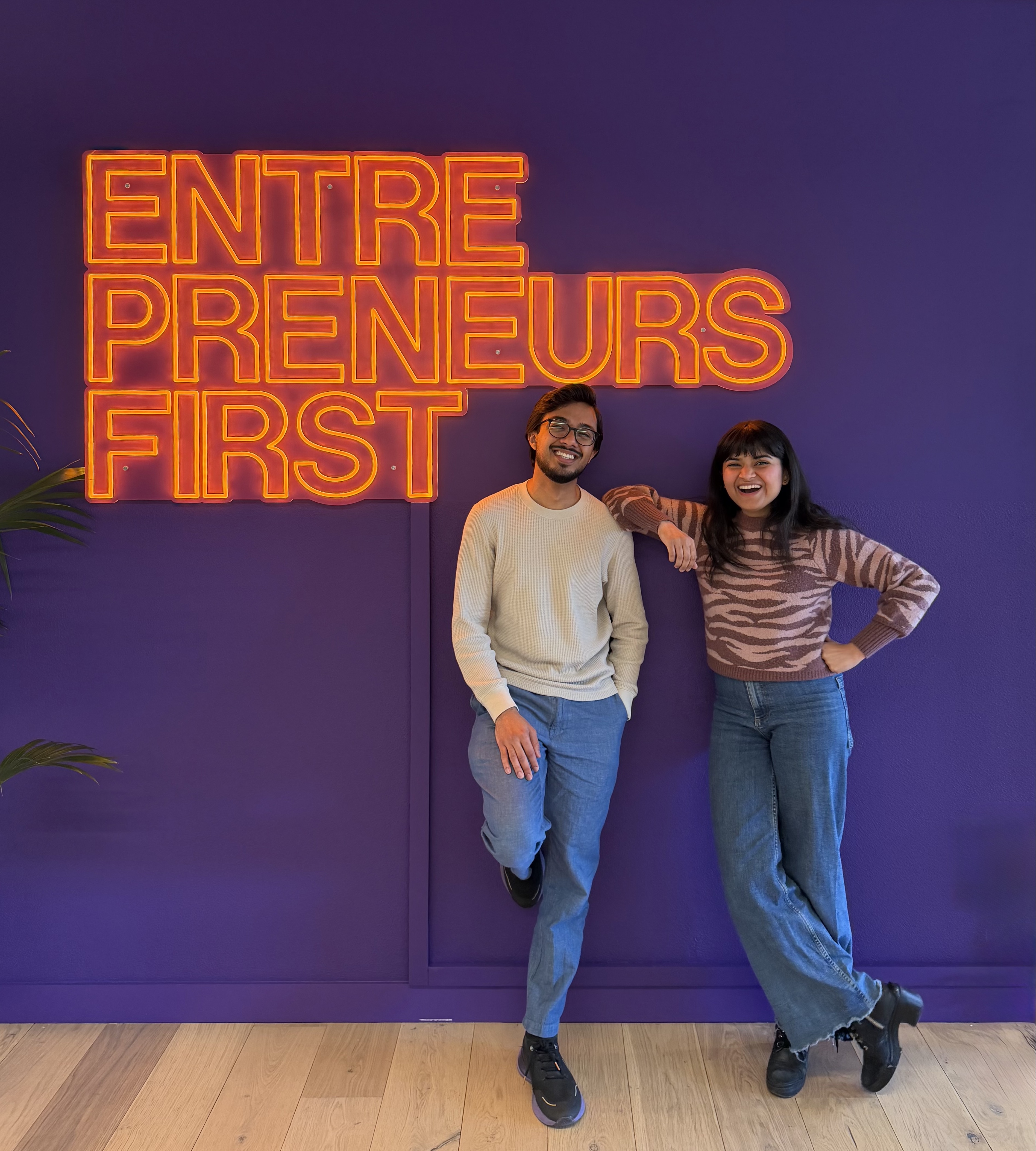 Tanmay Gupta and Vidhi Desai, co-founders of Lokantara Space